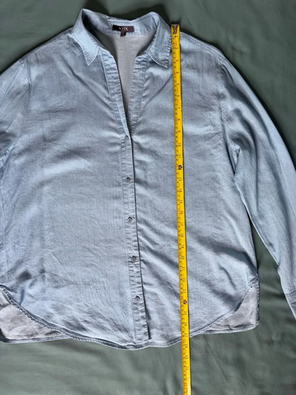 NYDJ Light Blue Button-Down Shirt